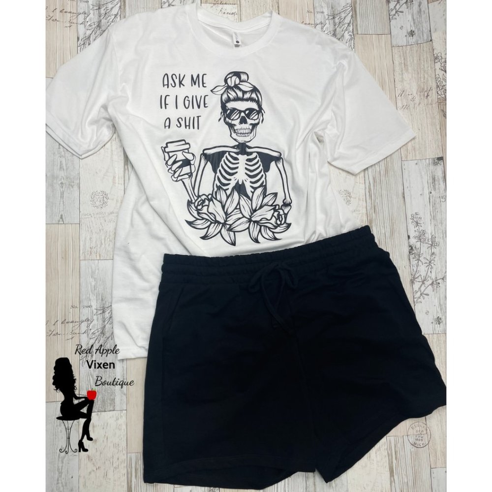 Black French Terry Drawstring Shorts Size Medium, Large, 2XLarge